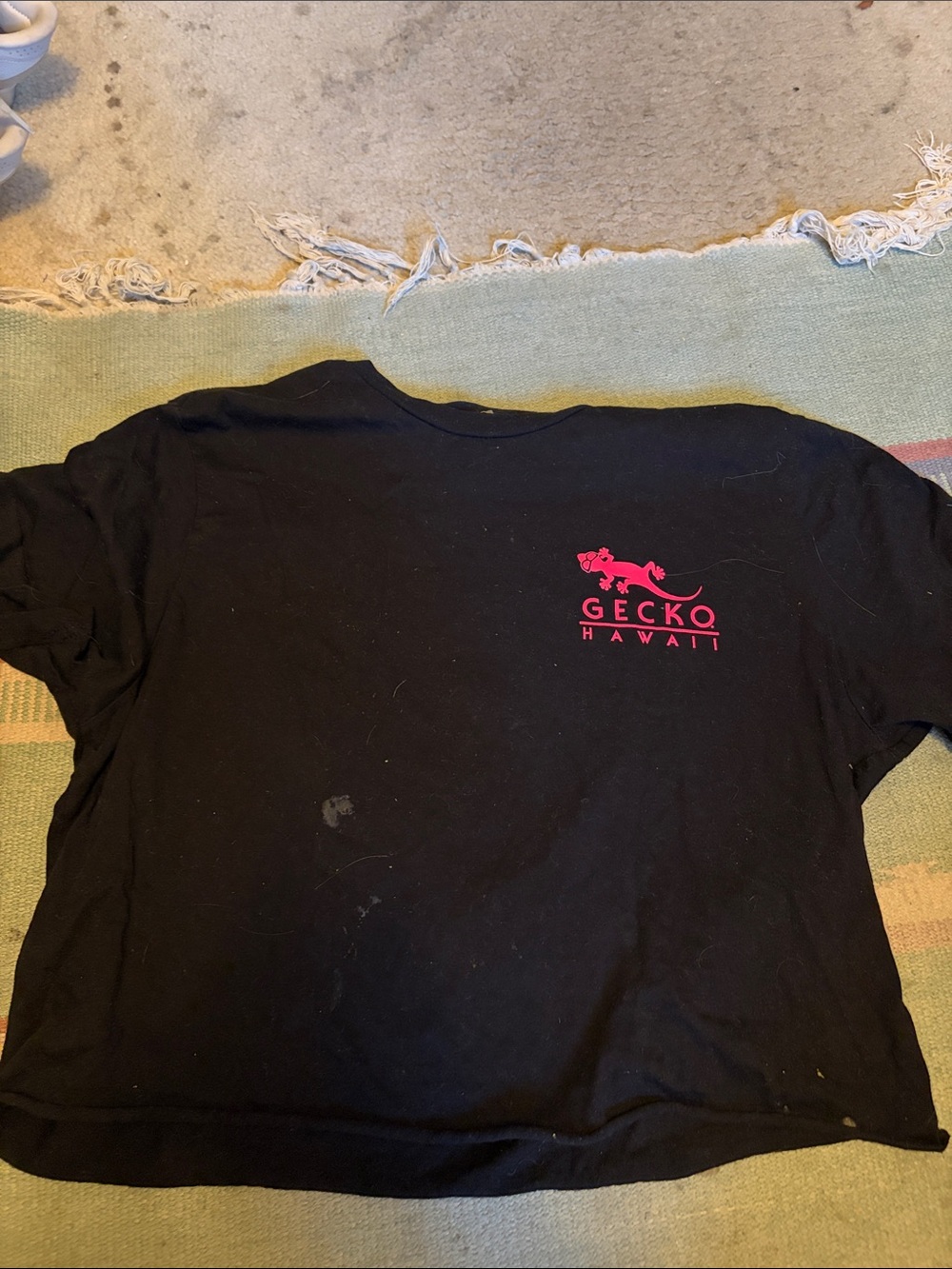 Primitive Black Short-Sleeve Tee with Red Chest Graphic